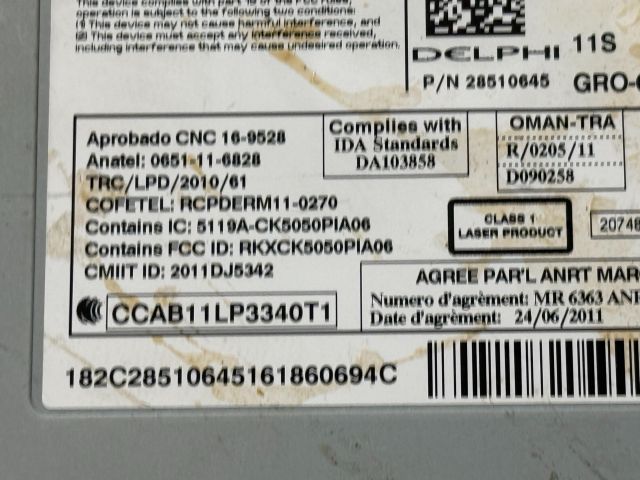 bontott AUDI A6 C7 Multimédia Vezérlő