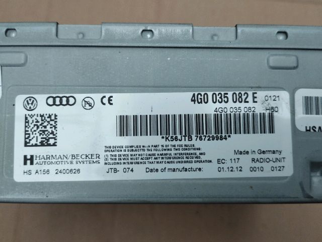 bontott AUDI A6 C7 Navigáció Elektronika