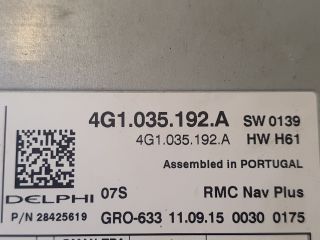 bontott AUDI A6 C7 Navigációs Fejegység