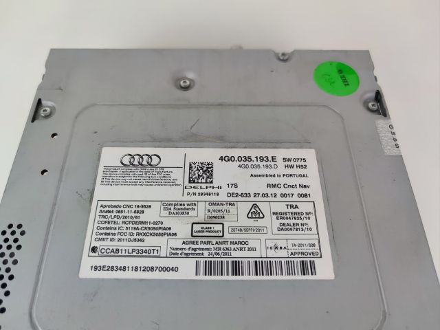 bontott AUDI A6 C7 Navigációs Fejegység