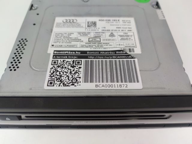 bontott AUDI A6 C7 Navigációs Fejegység