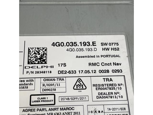 bontott AUDI A6 C7 Navigációs Fejegység