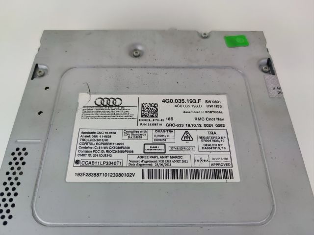 bontott AUDI A6 C7 Navigációs Fejegység