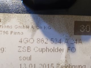 bontott AUDI A6 C7 Pohártartó