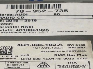 bontott AUDI A6 C7 Rádió / CD