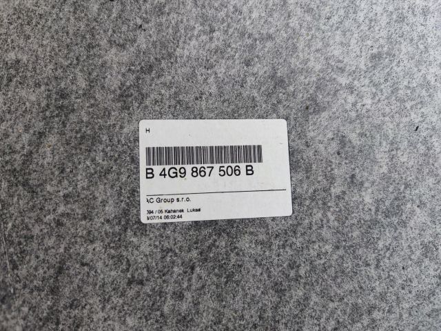 bontott AUDI A6 C7 Tetőkárpit