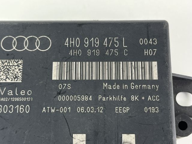 bontott AUDI A6 C7 Tolatóradar Elektronika