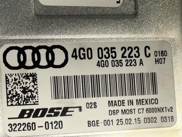 bontott AUDI A6 C7 Végfok