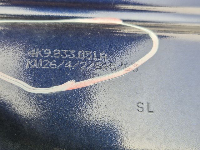 bontott AUDI A6 C8 Bal hátsó Ajtó (Üres lemez)