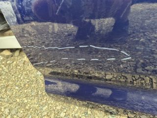 bontott AUDI A6 C8 Bal hátsó Ajtó (Üres lemez)