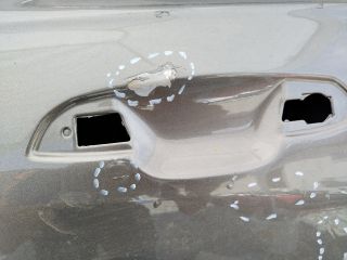 bontott AUDI A6 C8 Bal hátsó Ajtó (Üres lemez)