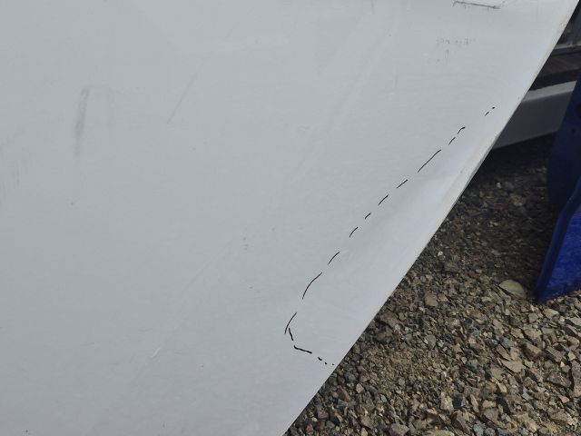 bontott AUDI A6 C8 Bal hátsó Ajtó (Üres lemez)