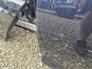 bontott AUDI A6 C8 Bal hátsó Ajtó (Üres lemez)