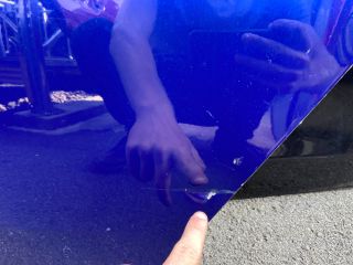 bontott AUDI A6 C8 Bal hátsó Ajtó (Üres lemez)