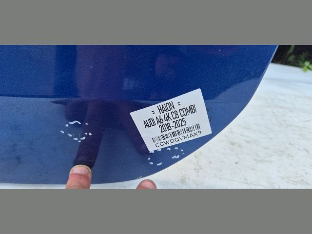 bontott AUDI A6 C8 Csomagtérajtó (Üres lemez)