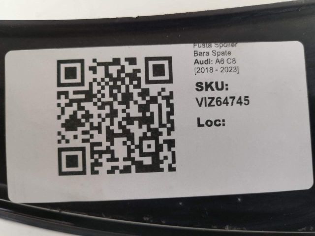 bontott AUDI A6 C8 Hátsó Lökhárító Alsó (Műanyag)