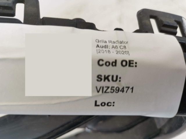 bontott AUDI A6 C8 Hűtőrács