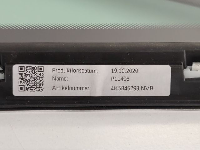 bontott AUDI A6 C8 Jobb C Oszlop Oldalablak Üveg