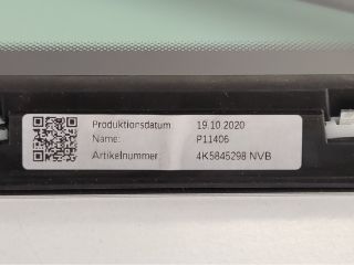 bontott AUDI A6 C8 Jobb C Oszlop Oldalablak Üveg