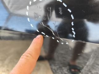 bontott AUDI A6 C8 Jobb első Ajtó (Üres lemez)