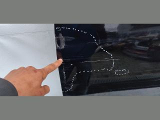 bontott AUDI A7 Bal első Ajtó (Üres lemez)