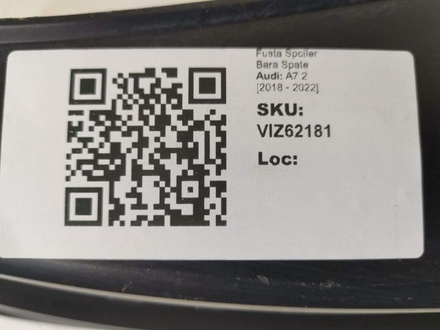 bontott AUDI A7 Hátsó Lökhárító Alsó (Műanyag)