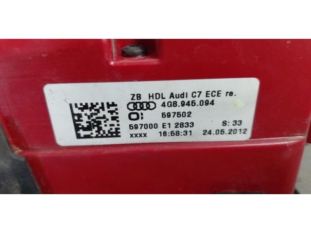 bontott AUDI A7 Jobb Belső Hátsó Lámpa