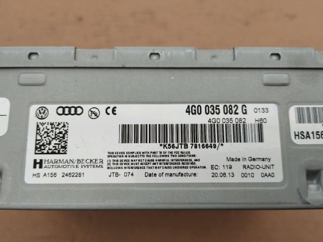 bontott AUDI A7 Rádió / CD