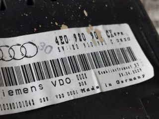 bontott AUDI A8 Kilométeróra