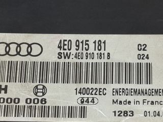 bontott AUDI A8 Akkumulátor Saru Elektronikával