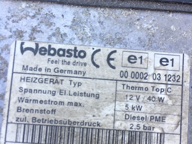 bontott AUDI A8 Állófűtés (Részeivel)