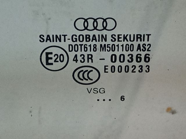 bontott AUDI A8 Bal első Ablak