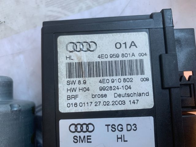 bontott AUDI A8 Bal hátsó Ablakemelő Motor