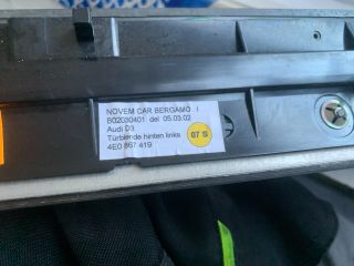 bontott AUDI A8 Bal hátsó Ajtó Díszléc