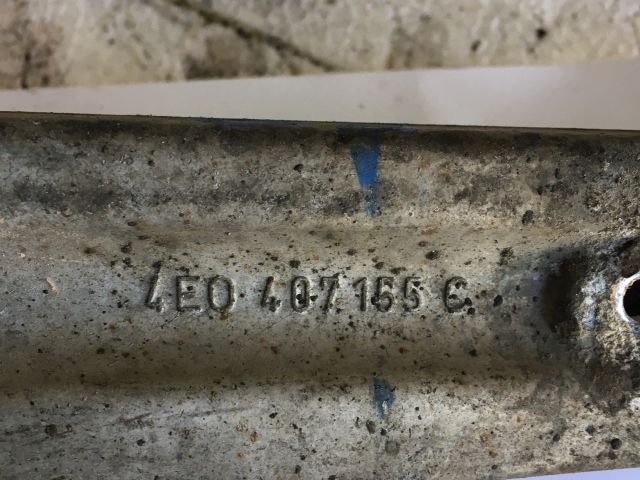 bontott AUDI A8 Bal hátsó Alsó Első Lengőkar