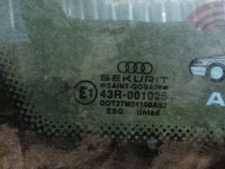 bontott AUDI A8 Bal hátsó Fixüveg (Ajtóban)
