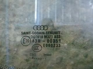 bontott AUDI A8 Bal hátsó Fixüveg (Ajtóban)