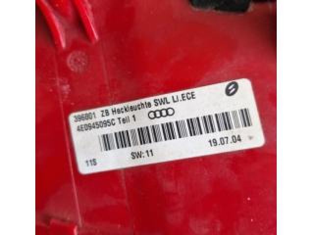 bontott AUDI A8 Bal Külső Hátsó Lámpa