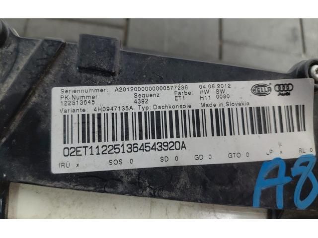 bontott AUDI A8 Beltér Világítás Első