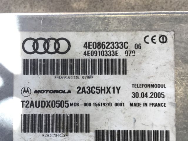 bontott AUDI A8 Bluetooth Elektronika