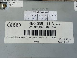 bontott AUDI A8 CD / DVD Tár