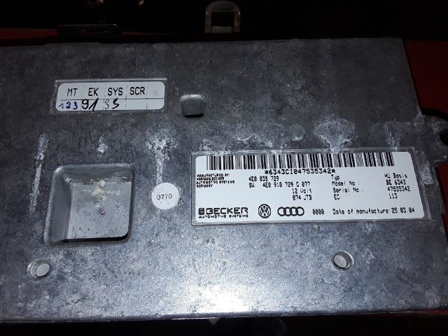 bontott AUDI A8 Elektronika (Magában)