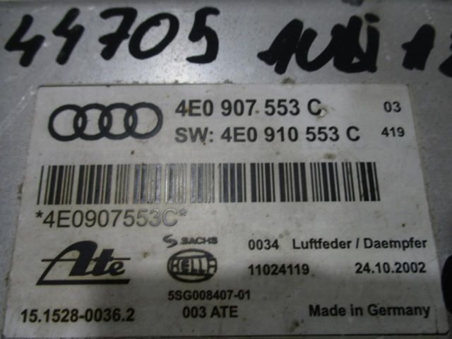 bontott AUDI A8 Futómű Vezérlő Modul