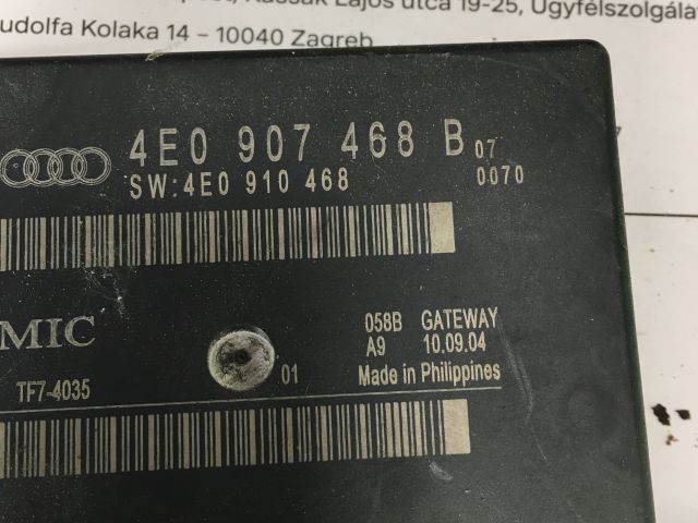 bontott AUDI A8 Gateway Elektronika