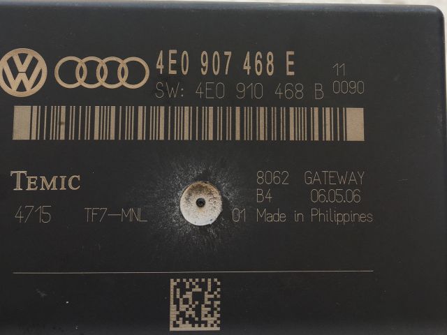 bontott AUDI A8 Gateway Elektronika