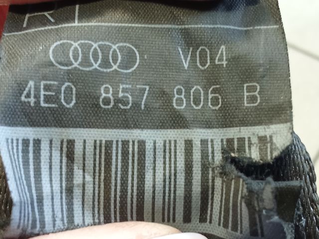 bontott AUDI A8 Hátsó Biztonsági Öv Szett