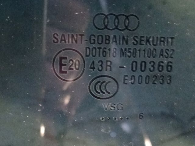 bontott AUDI A8 Jobb hátsó Ablak