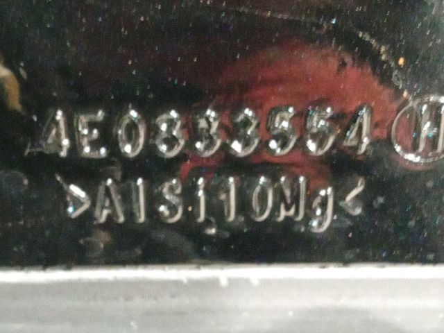 bontott AUDI A8 Jobb hátsó Ajtó (Üres lemez)