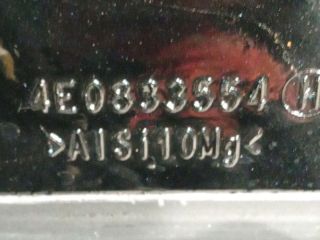 bontott AUDI A8 Jobb hátsó Ajtó (Üres lemez)