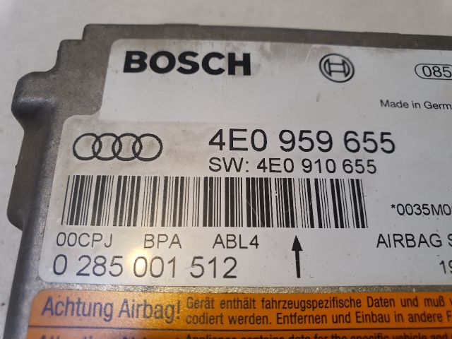 bontott AUDI A8 Légzsák Elektronika